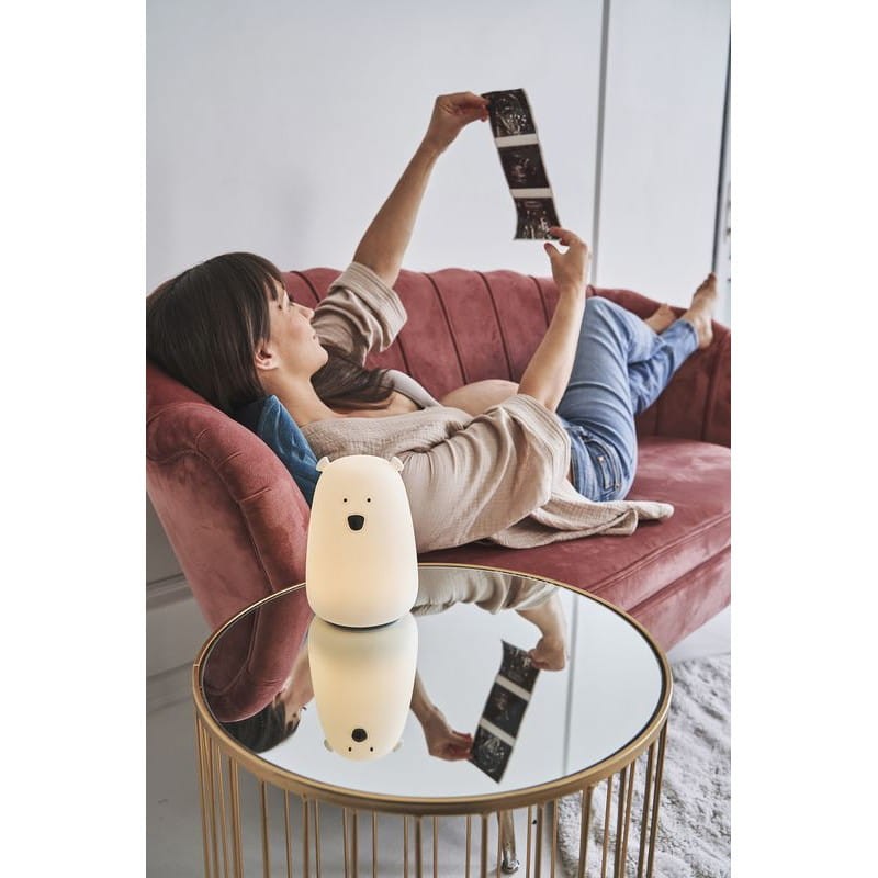 Duża lampka led MIŚ BIAŁY bezpieczna dla Twojego dziecka