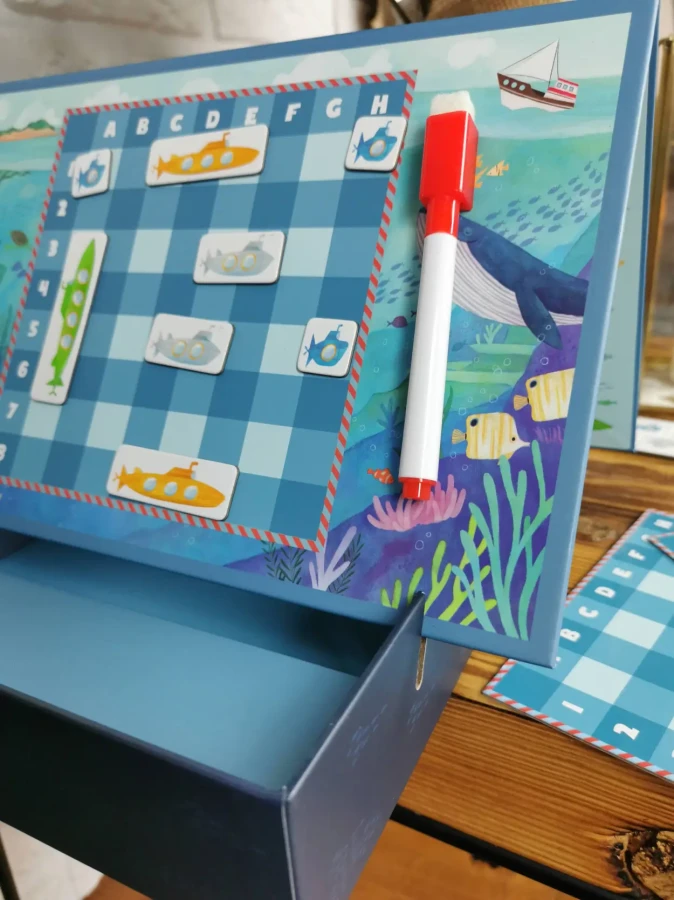 Gra magnetyczna - Statki / Apli Kids