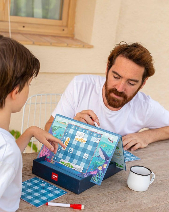 Gra magnetyczna - Statki / Apli Kids