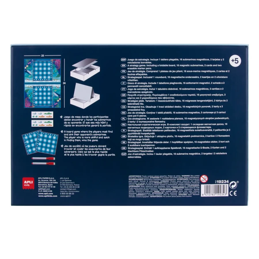 Gra magnetyczna - Statki / Apli Kids