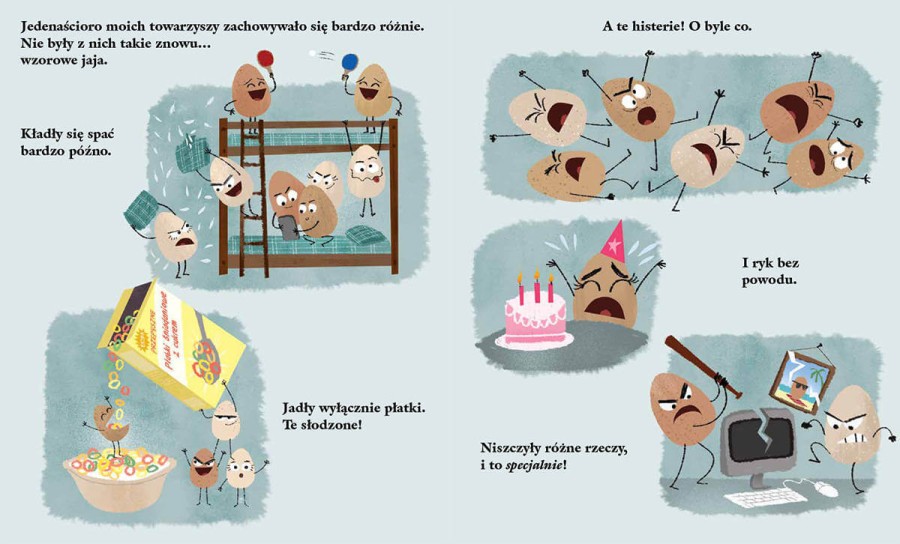 Wzorowe Jajo. Smaczna Banda i emocje / HarperCollins