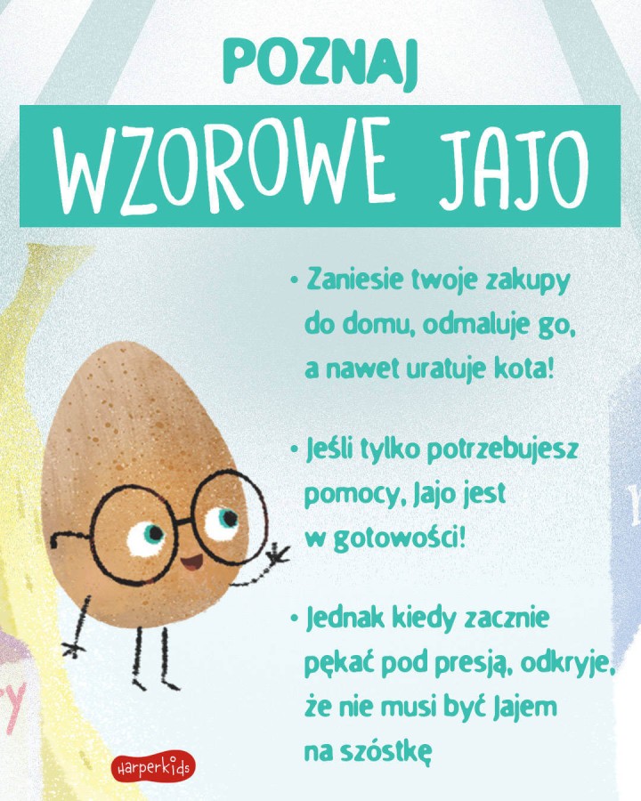 Wzorowe Jajo. Smaczna Banda i emocje / HarperCollins