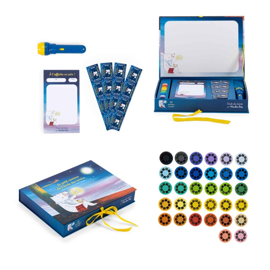 Zestaw kino z projektorem 32 historyjki / Moulin Roty