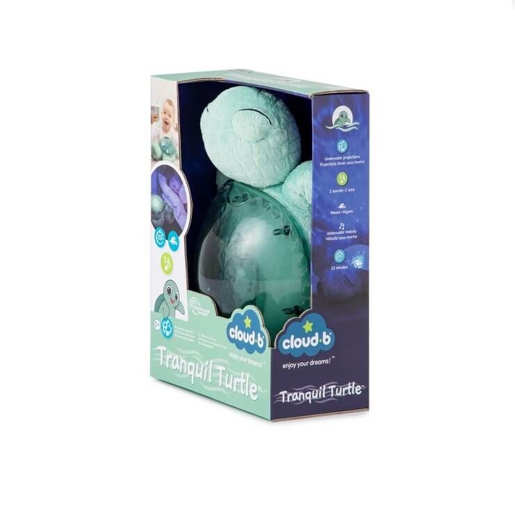 Lampka Tranquil Turtle Ocean - żółw zielony / Cloud b