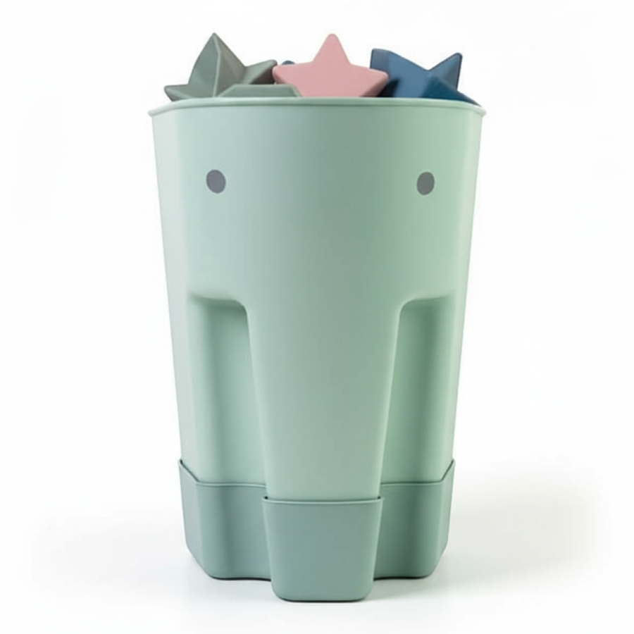 Wolnostojący Pojemnik na Zabawki do Kąpieli Ellie Eucalyptus / Shnuggle