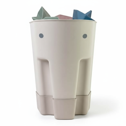 Wolnostojący Pojemnik na Zabawki do Kąpieli Ellie Taupe / Shnuggle