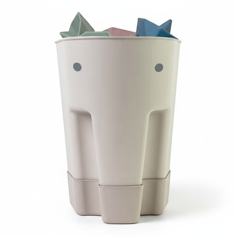 Wolnostojący Pojemnik na Zabawki do Kąpieli Ellie Taupe / Shnuggle