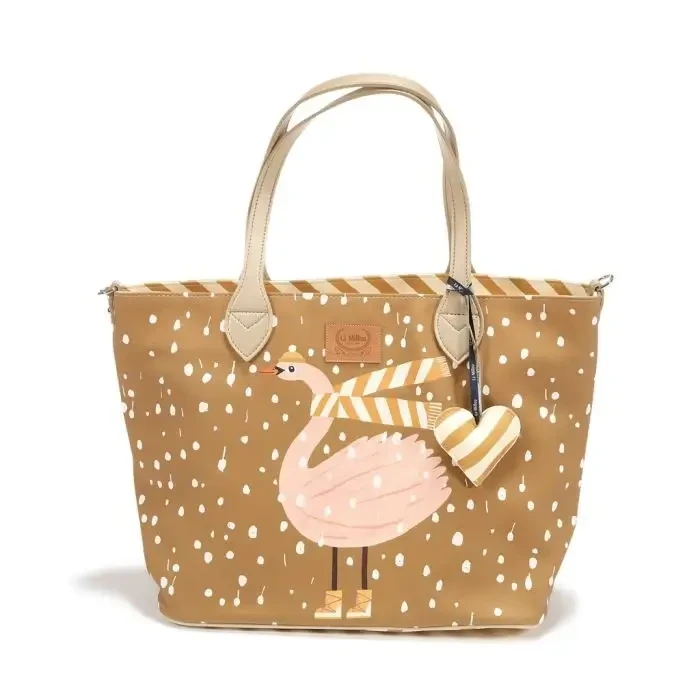 Torba dla mamy M - FEERIA PREMIUM - SNOWFLAKE SHEELA / La Millou