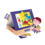 Tangram magnetyczny - gra edukacyjna Poznaję kształty / mierEdu