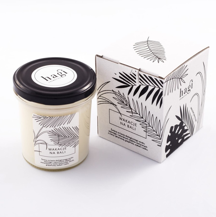 Świeca sojowa - Wakacje na Bali / Hagi Cosmetics