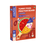 Układanka matematyczna do nauki ułamków - Yummy Food / mierEdu