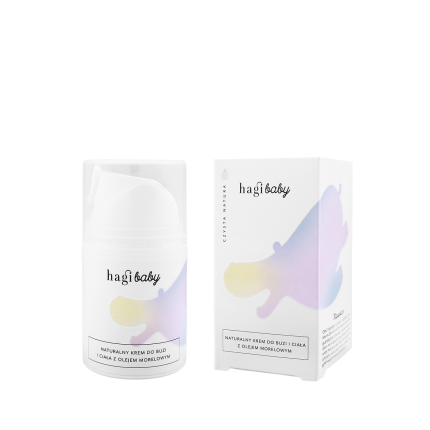 Naturalny krem do buzi i ciała z olejem morelowym, 50 ml / Hagi Cosmetics