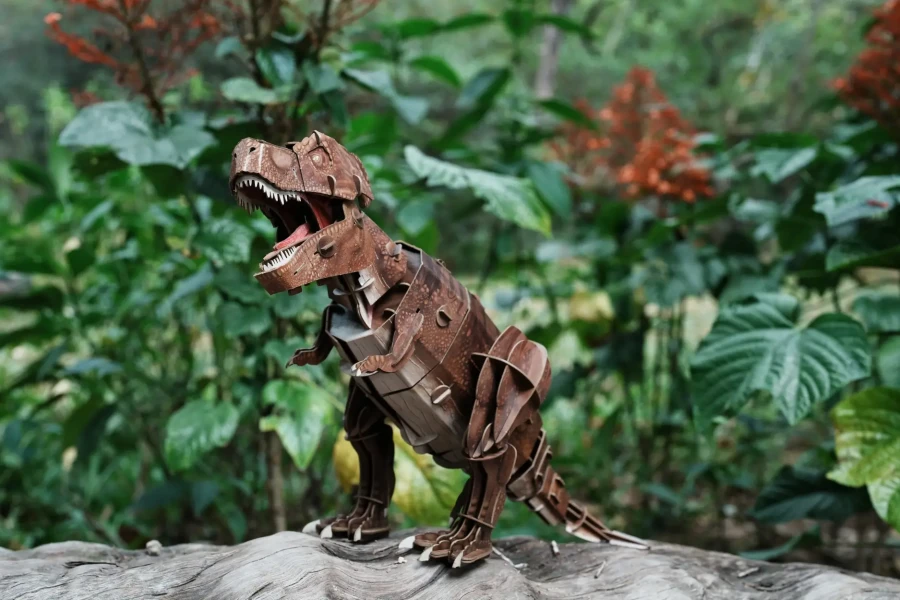 Puzzle 3D - Tyrannosaurus rex / mierEdu