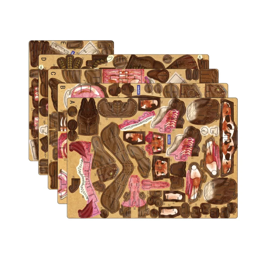 Puzzle 3D - Tyrannosaurus rex / mierEdu