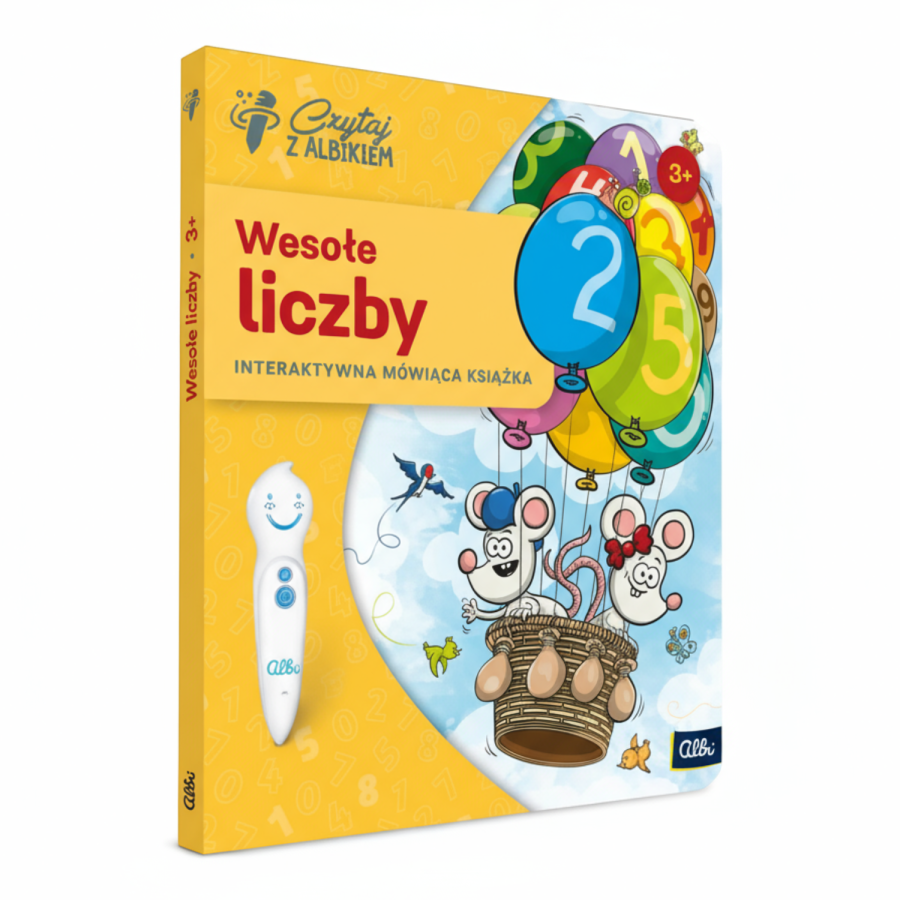 Książka Wesołe liczby 3+ / Czytaj z Albikiem