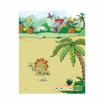 Zeszyt z naklejkami: Dinozaury 3+ / Czytaj z Albikiem