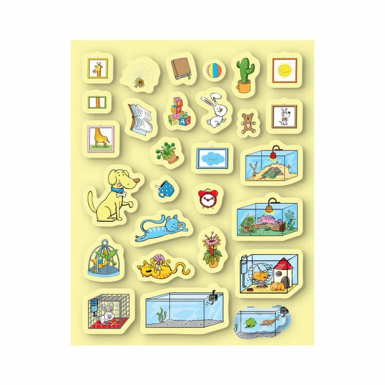 Zeszyt z naklejkami: Zwierzęta 3+ / Czytaj z Albikiem