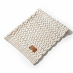 Kocyk ze 100% wełny merino - Stoned sand / La Millou