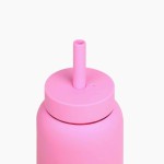 Silikonowa nasadka ze słomką do butelki Bink Mini - Bubblegum / BINK