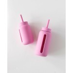 Silikonowa nasadka ze słomką do butelki Bink Mini - Bubblegum / BINK