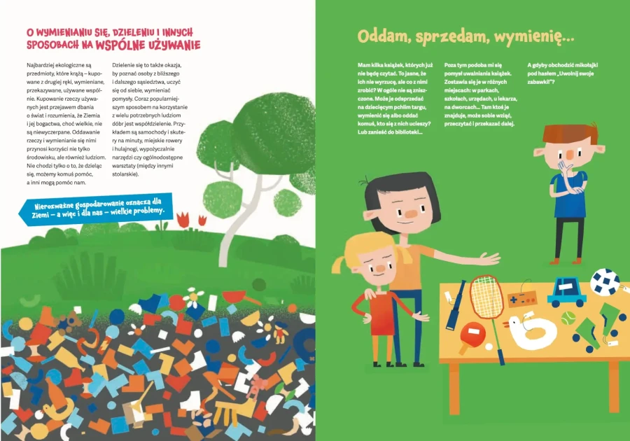 Co zrobić z tą górą śmieci? / Wydawnictwo Adamada