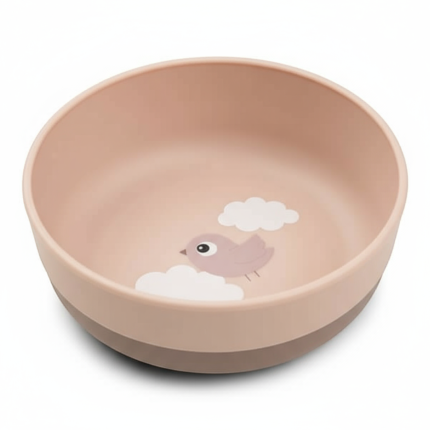 Miska dla dziecka Foodie Happy Clouds - Powder / Done by Deer