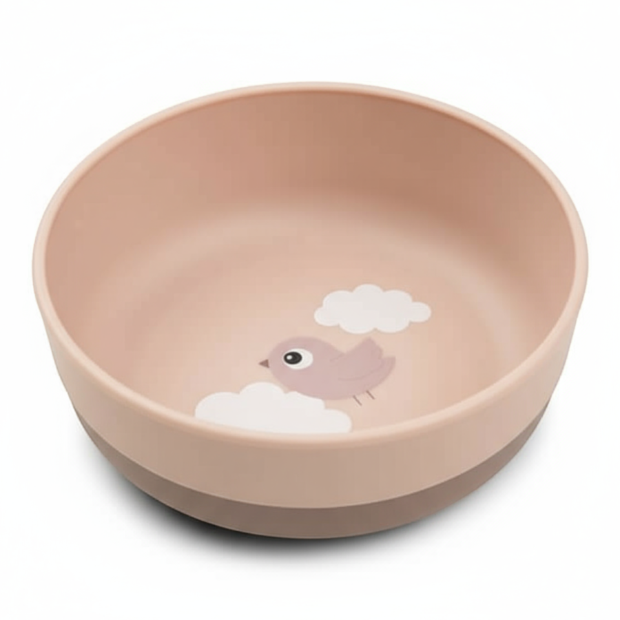 Miska dla sziecka Foodie Happy Clouds - Powder / Done by Deer