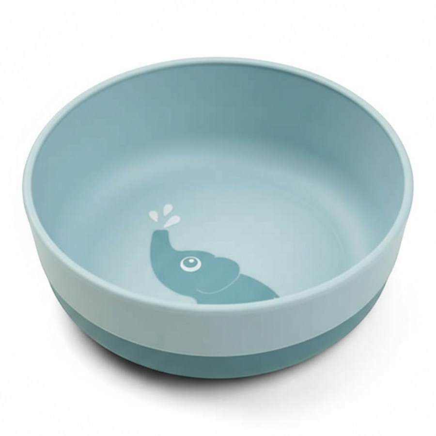 Miska dla sziecka Foodie Happy Clouds - Blue / Done by Deer