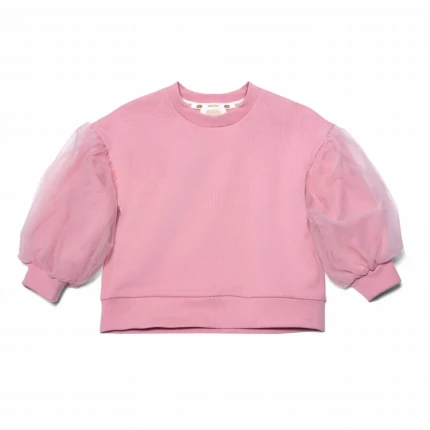 Bluza Puf - Jasny Brudny Róż / Manufaktura Falbanek