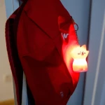 GIOkeyrings Cat silikonowy świecący breloczek / InnoGIO