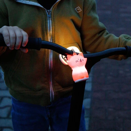 GIOkeyrings Cat silikonowy świecący breloczek / InnoGIO