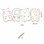 Magiczne kolorowanki - DZIKIE ZWIERZĘTA / Djeco