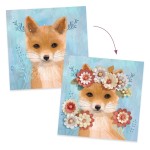 Zestaw artystyczny wyklejanki 3D - WIANKI / Djeco