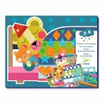 Zestaw artystyczny MALOWANIE Z SZABLONAMI / Djeco