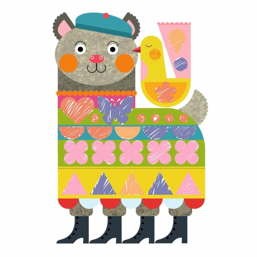 Zestaw artystyczny MALOWANIE Z SZABLONAMI / Djeco