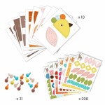 Zestaw artystyczny 3 KOLAŻE ZWIERZĘTA / Djeco