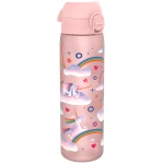 Wąska butelka na napoje - Unicorn Rainbows , 500ml / ION8® I8RF500PPUNIRAIN