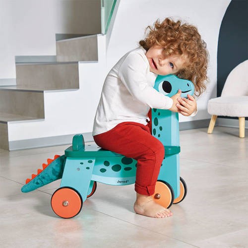 Drewniany jeździk Dinozaury 12 m+ / Janod