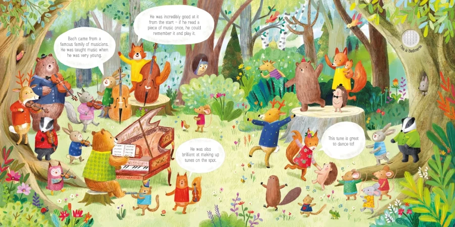 The Animal Orchestra Plays Bach / Wydawnictwo Usborne