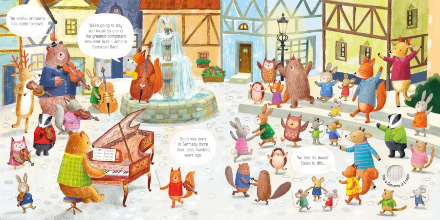 The Animal Orchestra Plays Bach / Wydawnictwo Usborne
