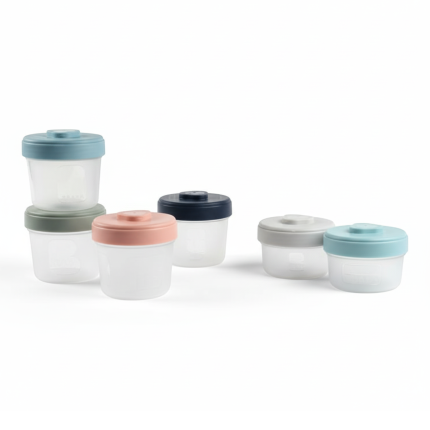 Beaba Zestaw słoiczków Clip 6 szt. (2x90ml + 4x150ml) / Beaba