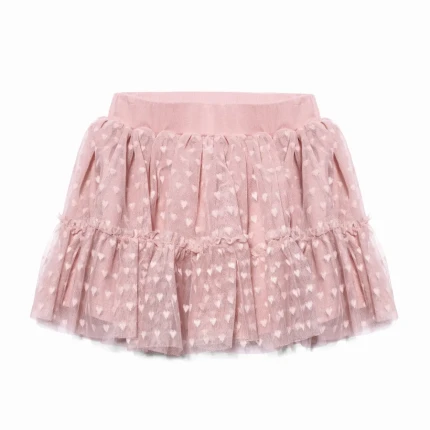 Spódnica serduszka - Wenecki róż / Manufaktura Falbanek