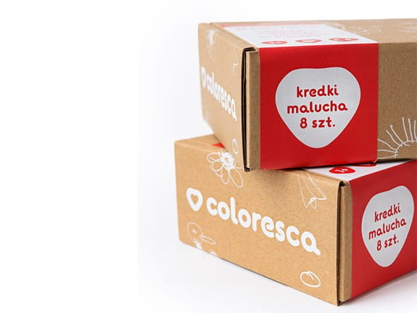 Kredki Malucha 8 kolorów, 1+ / Coloresca