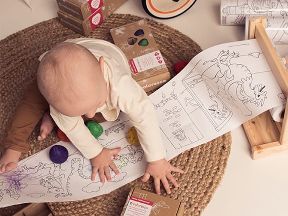 Kolorowanka w rolce Zwierzęta 30m / Coloresca