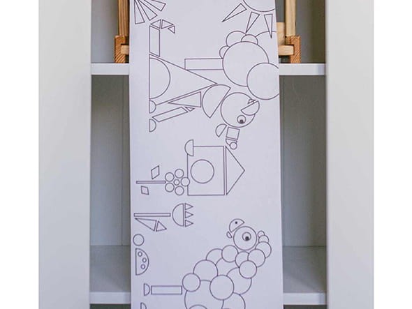 Kolorowanka w rolce Figury Geometryczne 30m / Coloresca