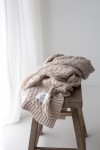 Ciepły kocyk ze 100% wełny merino warm beige - premium collection / My Memi