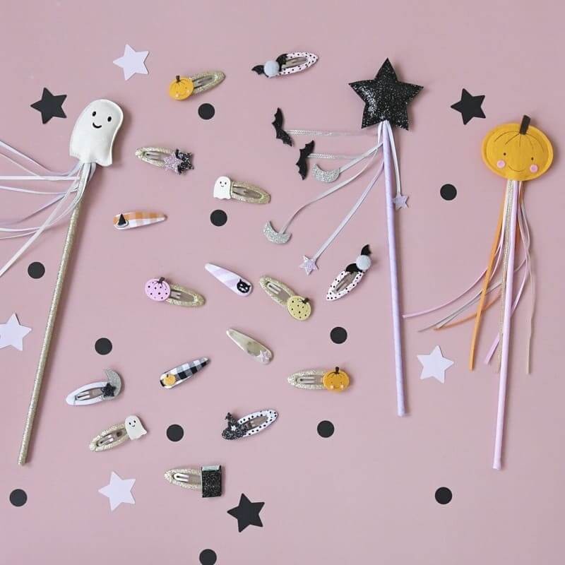 2 spinki do włosów Pom Pom Bat / Rockahula Kids