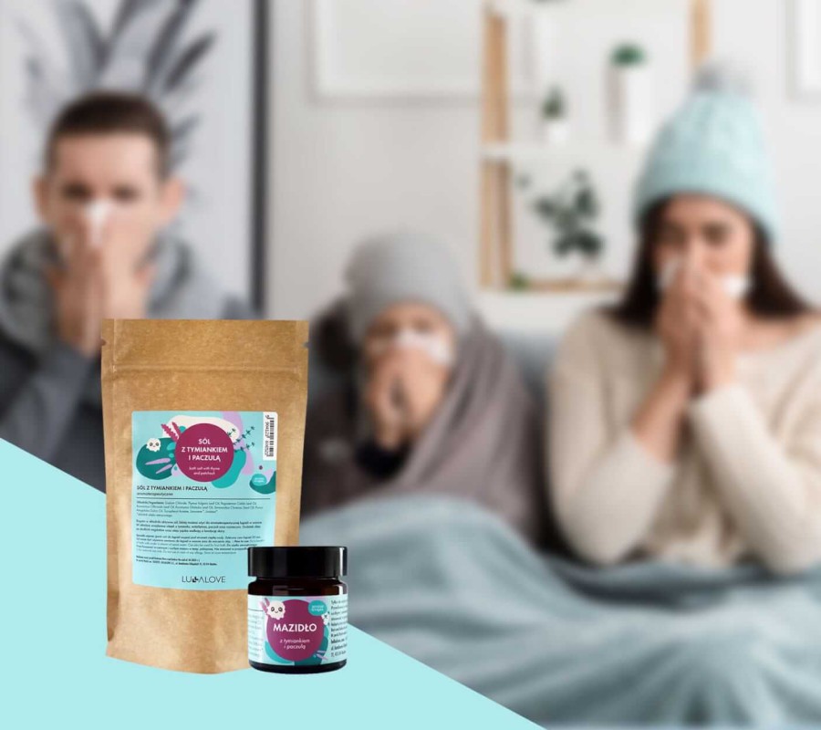 Sól na niepogodę, z tymiankiem i paczulą, 250g / Lullalove