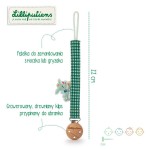 Zawieszka do smoczka ECO z drewnianym klipsem Smok Joe / Lilliputiens