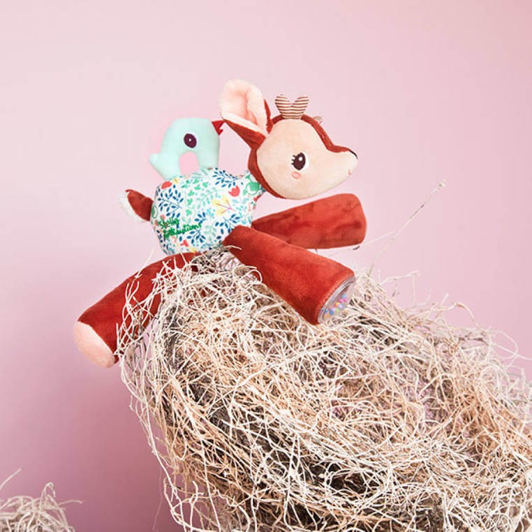 Przytulanka dźwiękowa galopująca Sarenka Stella  9m+ / Lilliputiens